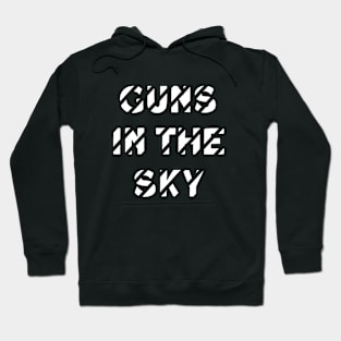 Guns In The Sky, white Hoodie